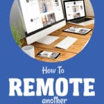 How to remote another computer
